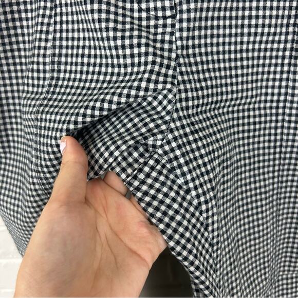 Silence & Noise Urban Outfitters Black White Gingham Plaid Pants Size 0 - Picture 8 of 11